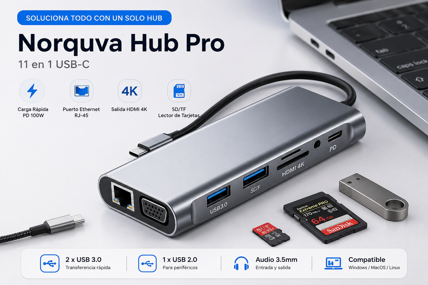 Norquva Hub Pro USB-C